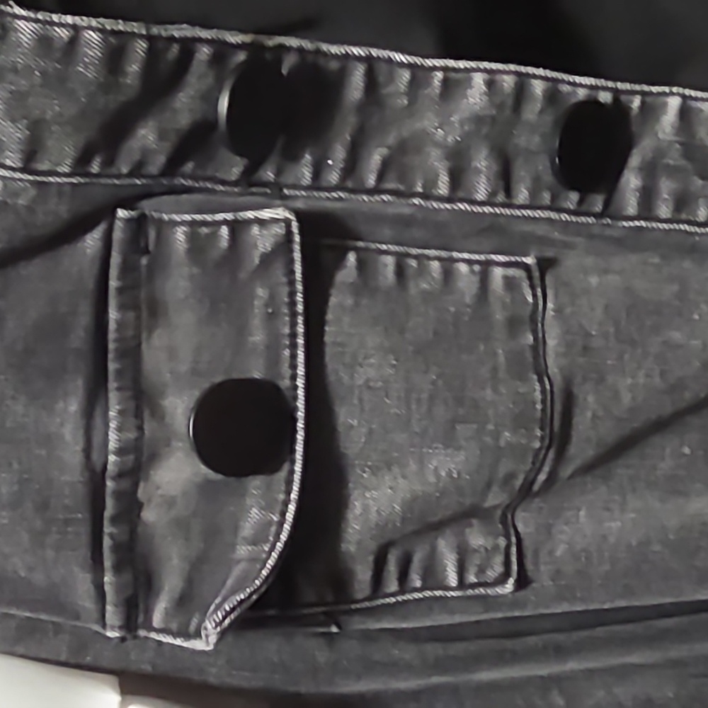 KUT BRAND- Size Small Women Black Denim Jacket - Picture 10 of 15